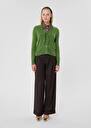 Green wool cardigan Germain Cactus TARA JARMON UK