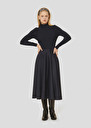 Midnight blue flannel skirt Jackie Night TARA JARMON UK