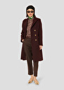Burgundy caban coat Marcy Fig TARA JARMON UK