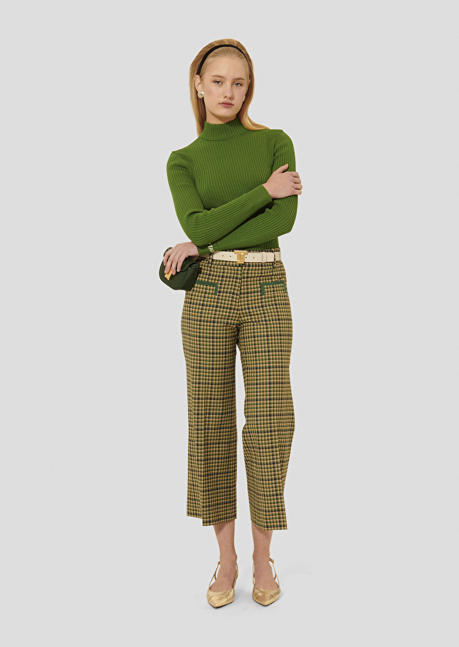 Green tartan pants Penelope Cactus TARA JARMON UK