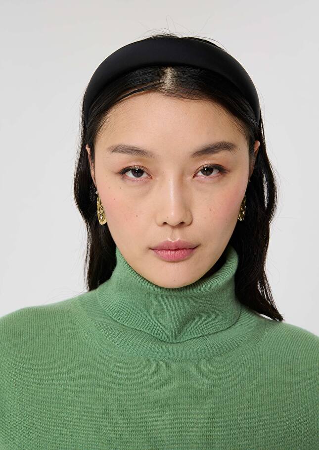 Green cashmere cardigan Palia Almond TARA JARMON UK