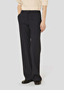 Midnight blue flannel pants Primero Night TARA JARMON UK