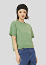 Green merino wool sweater Pamelia Almond TARA JARMON UK