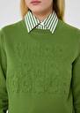 Green cotton sweater Presto Cactus, Night TARA JARMON UK