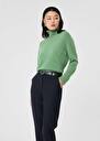 Green cashmere cardigan Palia Almond, Night TARA JARMON UK