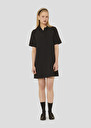 Black crepe dress Robby Charcoal TARA JARMON UK
