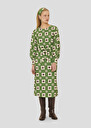 Green flower printed dress Rossini Cactus, Night TARA JARMON UK