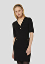 Black knitted dress Ruthie Charcoal, Off-white TARA JARMON UK