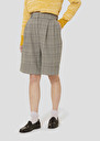 Grey glen plaid shorts Swan Charcoal, Parma TARA JARMON UK
