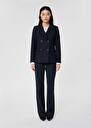 Midnight blue suit jacket Venezia Night TARA JARMON UK