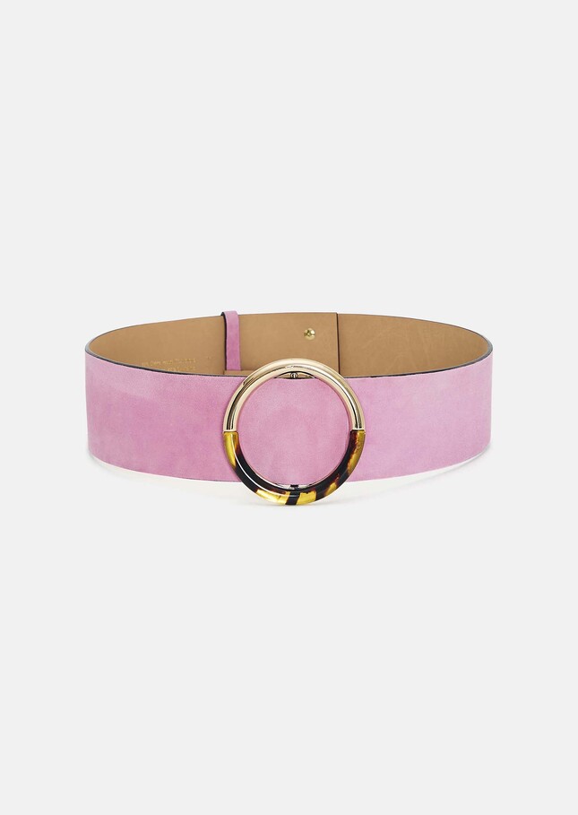 Lauren belt pink velvet Old pink TARA JARMON UK