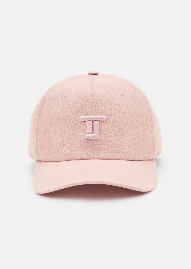 Carole pink denim cap Blush TARA JARMON UK