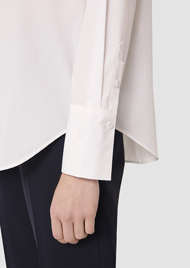 Clarissa white poplin shirt White TARA JARMON UK