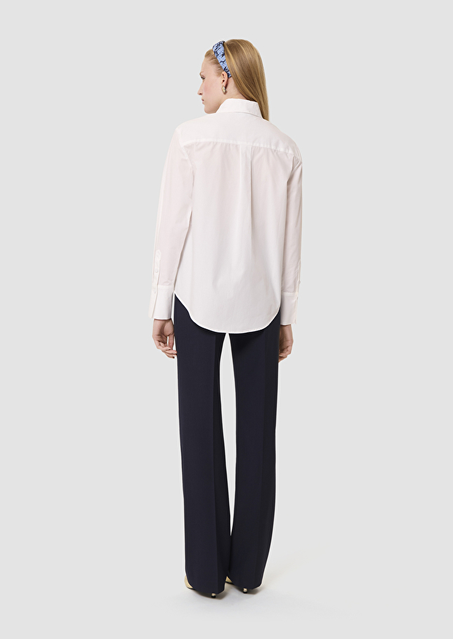 Clarissa white poplin shirt White TARA JARMON UK