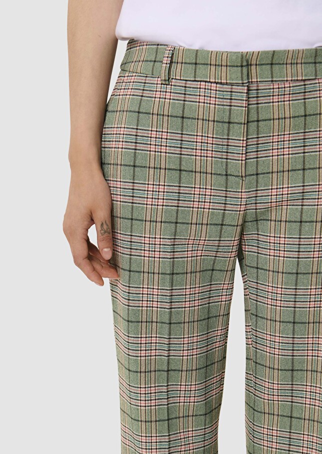 Phill green tartan pants Lime tree TARA JARMON UK