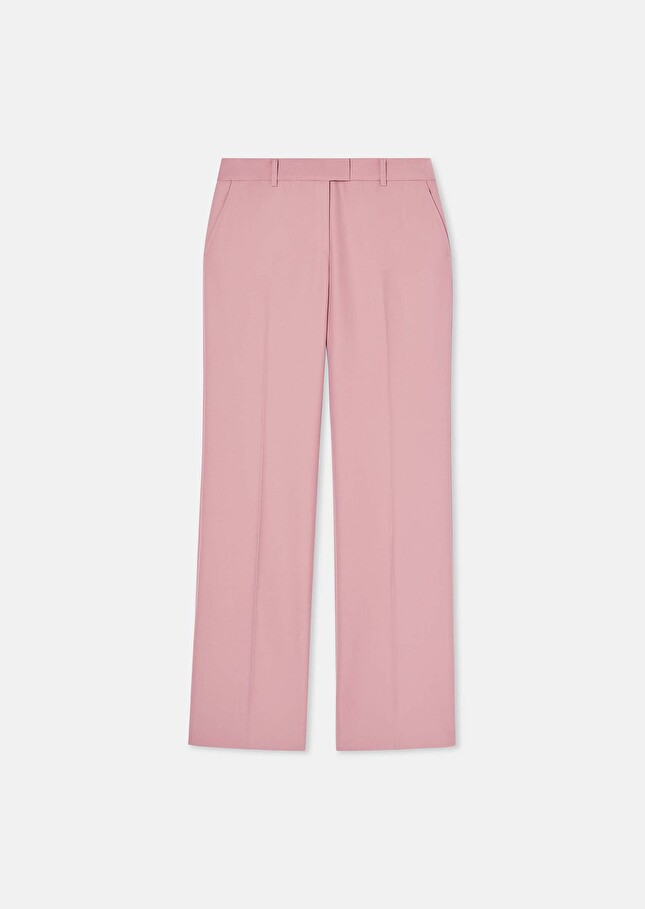Poupee rose tailored wool pants Rosewood TARA JARMON UK