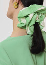 Chouchou green gingham scrunchie Green TARA JARMON UK