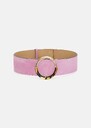 Lauren belt pink velvet Grey, Old pink TARA JARMON UK