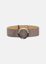 Lauren belt grey velvet Grey, Old pink TARA JARMON UK