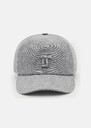 Carole grey denim cap Blush, Grey TARA JARMON UK