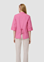 Clem pink poplin shirt Pink, White TARA JARMON UK