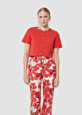 Glitter red knit cardigan Poppy TARA JARMON UK