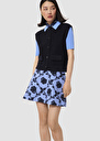 Gill midnight blue cotton cardigan Night, Off-white TARA JARMON UK