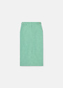 Justina green in flammed fabric Green TARA JARMON UK