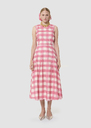Javoue pink gingham skirt Green, Night, Pink TARA JARMON UK