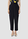 Paaso midnight blue crepe pants Green, Night TARA JARMON UK