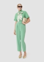 Paaso green crepe pants Green, Night TARA JARMON UK