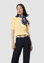 Paloma vanilla fine knit sweater Horizon, Vanilla TARA JARMON UK