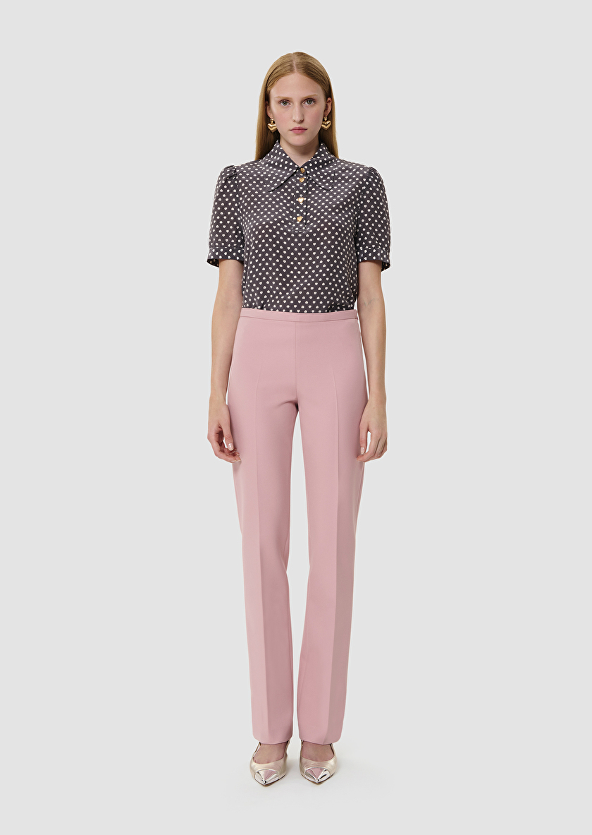 Papillon pink double canvas pants Blush TARA JARMON UK