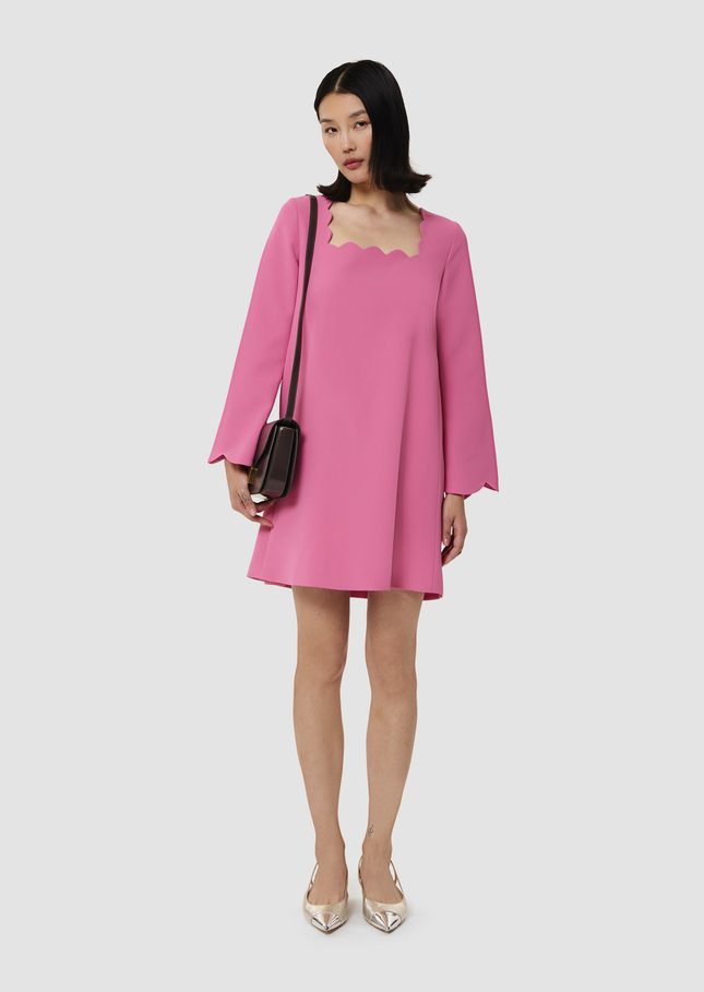 Rossie pink crepe dress Pink TARA JARMON UK