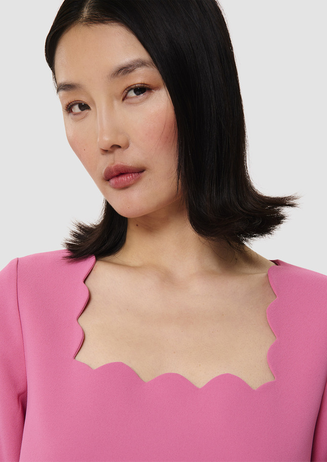 Rossie pink crepe dress Pink TARA JARMON UK