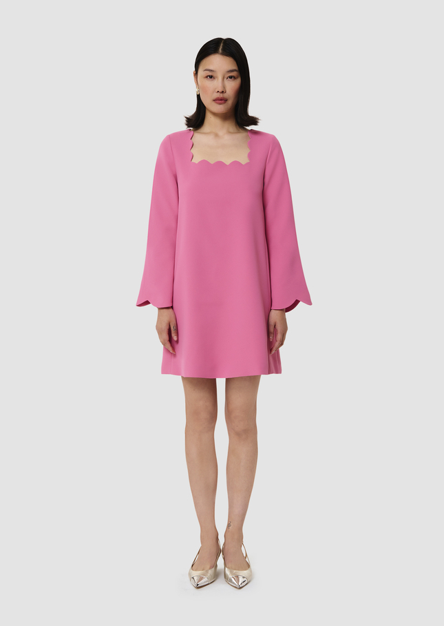 Rossie pink crepe dress Pink TARA JARMON UK