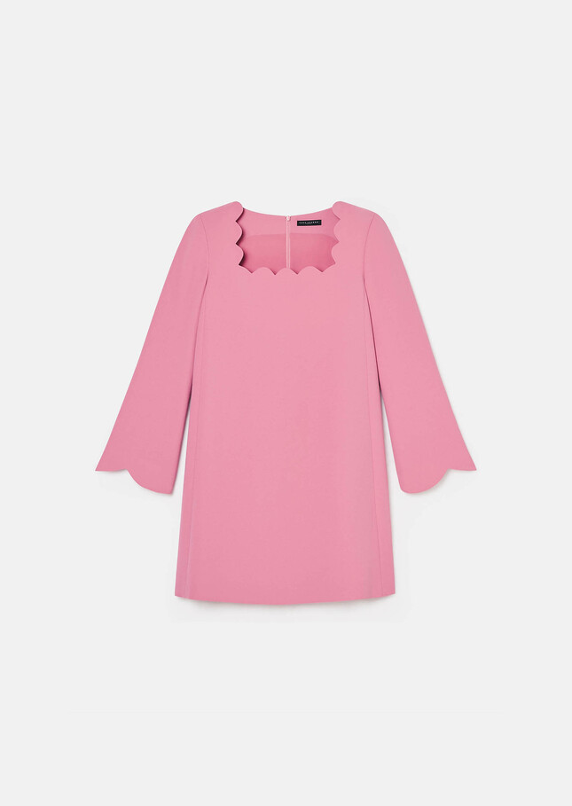 Rossie pink crepe dress Pink TARA JARMON UK