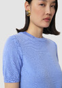 Pica blue merino wool sweater Gray grey, Horizon, Pistache TARA JARMON UK