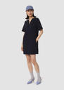 Ray midnight blue double canvas dress Night, Vanilla TARA JARMON UK