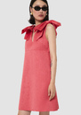 Remarquable red satin linen dress Off-white, Poppy TARA JARMON UK