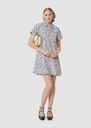Rory ecru mini hearts print dress Craie TARA JARMON UK