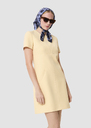 Rehane yellow double canvas dress Vanilla TARA JARMON UK