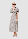 Raoulita ecru mini hearts print dress Craie TARA JARMON UK