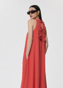 Roxanne red crepe dress Green, Poppy TARA JARMON UK