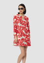 Rheala red floral print cotton dress Poppy TARA JARMON UK