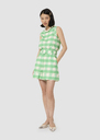 Shelby green gingham short Green, Night TARA JARMON UK
