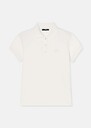 Tammy white cotton polo shirt Pistache, White TARA JARMON UK