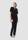 Tilma midnight blue double canvas top Night, Vanilla TARA JARMON UK