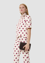 Tiaga ecru Top with pink hearts Craie TARA JARMON UK