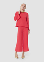 Tazzio red crepe top Green, Poppy TARA JARMON UK